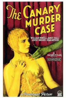 The Canary Murder Case! A Thrilling Dive into Pre-Code Hollywood Noir